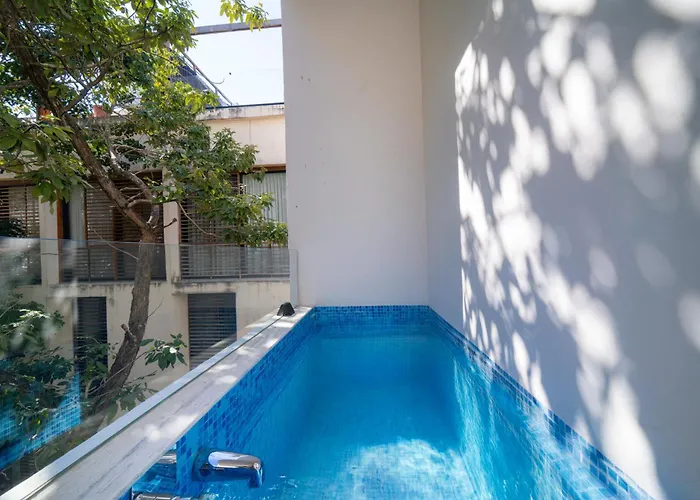 Apartamento Modern Loft, Private Pool And Gym Intulum *